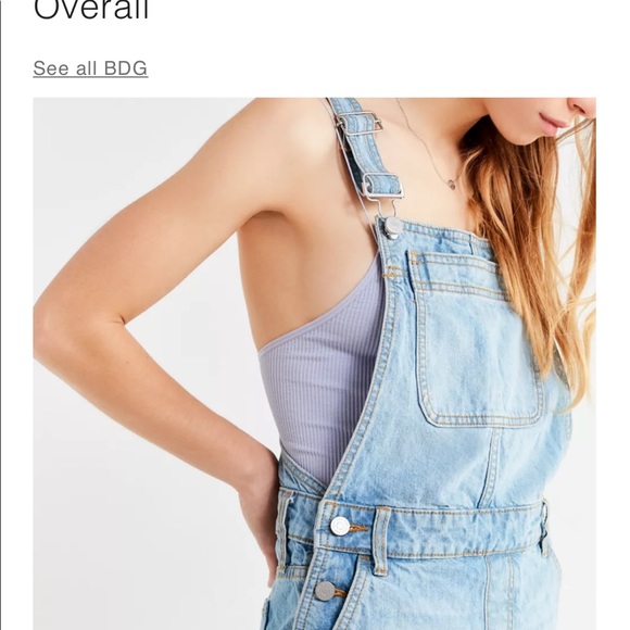 Urban Outfitters BDG brand “Linda Denim Shortall Overall” - Picture 4 of 4